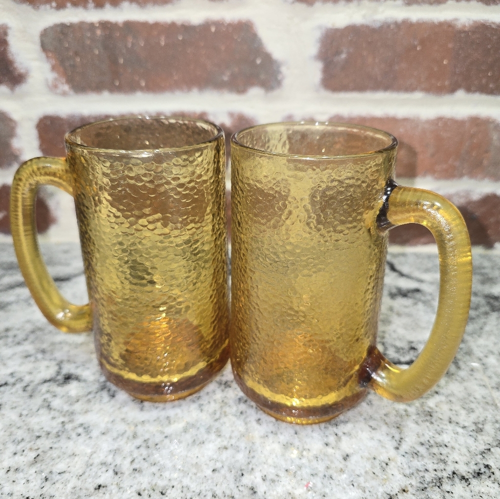 Vintage Hazel Atlas Beer Mugs - Picture 2 of 4